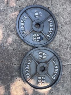45 pound plates