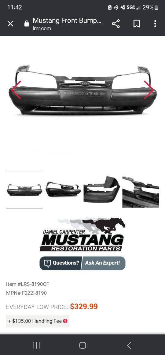 Mustang Foxbody 87-93 Bumpers