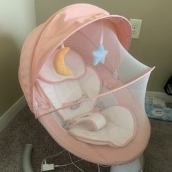 Pink Baby Swing 