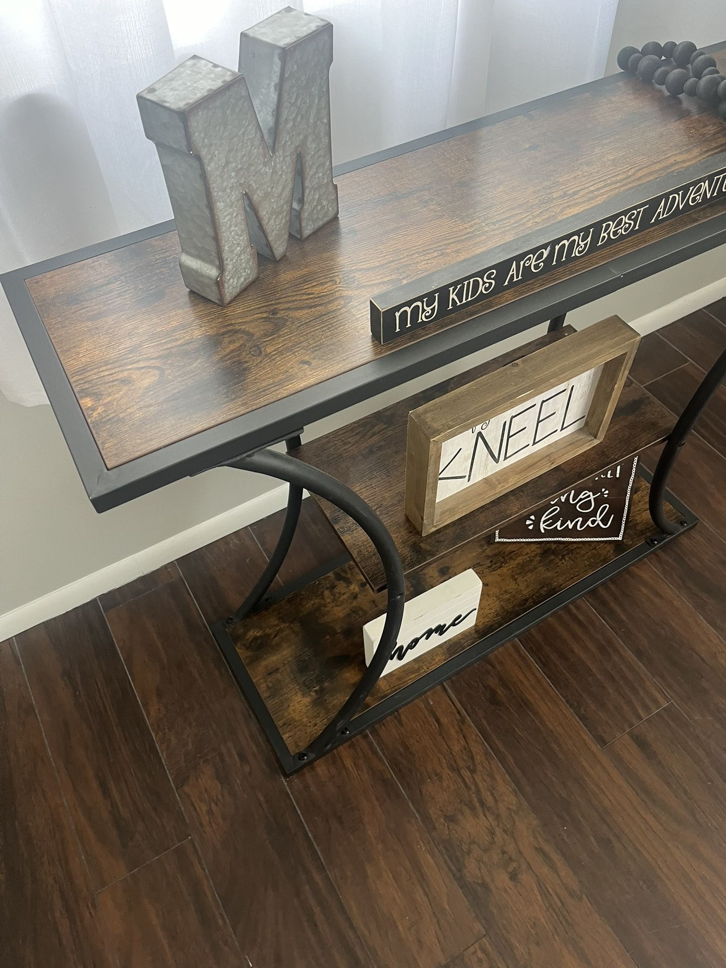 Ladder Shelf + Accent table