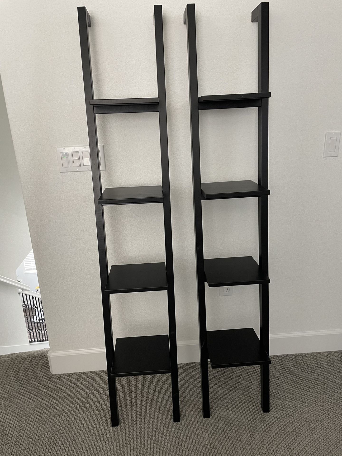 Set (2) Of Bookshelves 