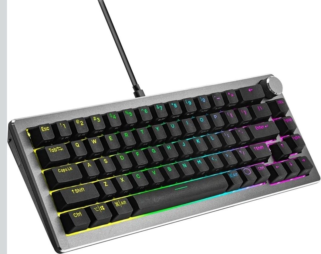 Cooler Master CK720 Hot-swappable 65% Space Gray Mechanical Gaming Keyboard