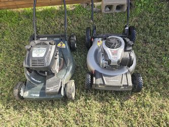 Running Lawnmower