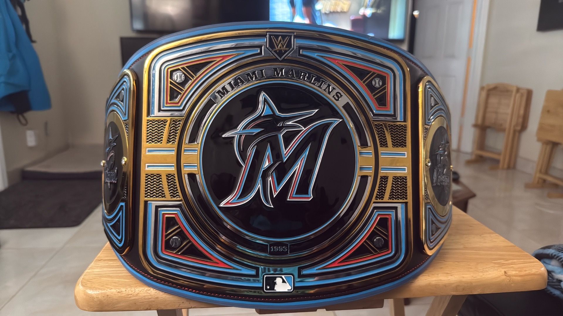 Miami Marlins WWE Championship Title Belt
