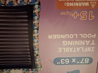 Lounge tanning bed new black