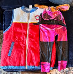 Paw Patrol Ryder vest + Skye mask + pants, size 3T
