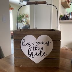 Small Bridal Wooden box 