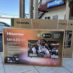 55 HISENSE QLED QD7 4K HDR SMART TV