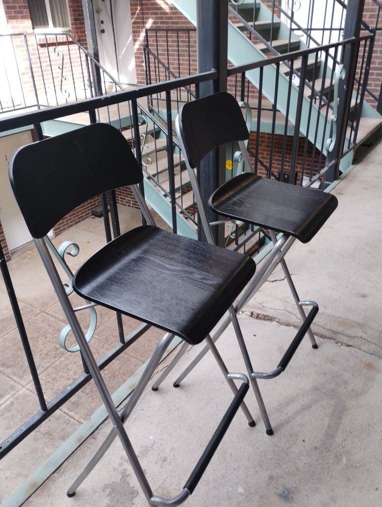 Tall Foldable Chairs Or High Top Table Chairs