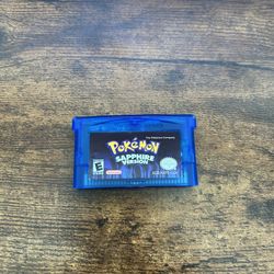 Pokemon Sapphire Version (Nintendo Gameboy Advanced) - Working