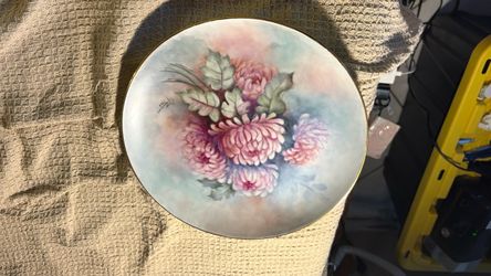 Hand painted plate