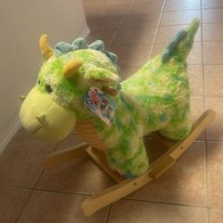 Plush Dino Rocker