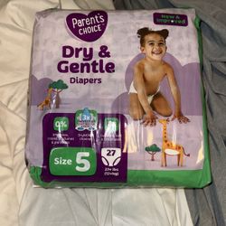 Parents Choice Size 5 Diapers