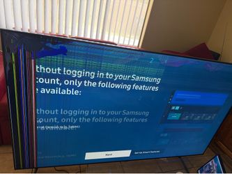 TV Samsung 65” whit damage sell for pcs