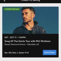 Concert tickets 