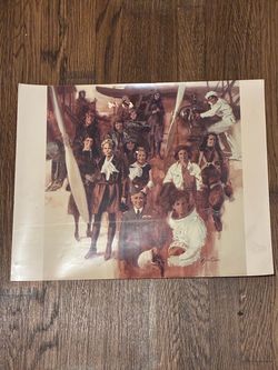 Vintage Roy Gjertson Women in Aviation Print 20x16
