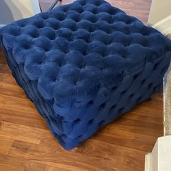 Blue Ottoman 