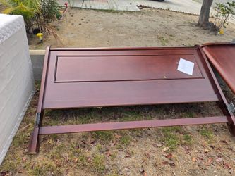 King size bed frame with spring boards