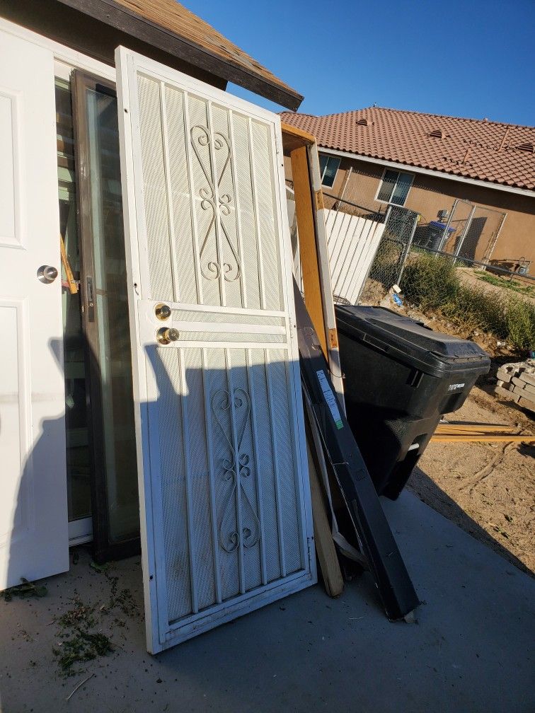 32x80 Security Door Full Frame