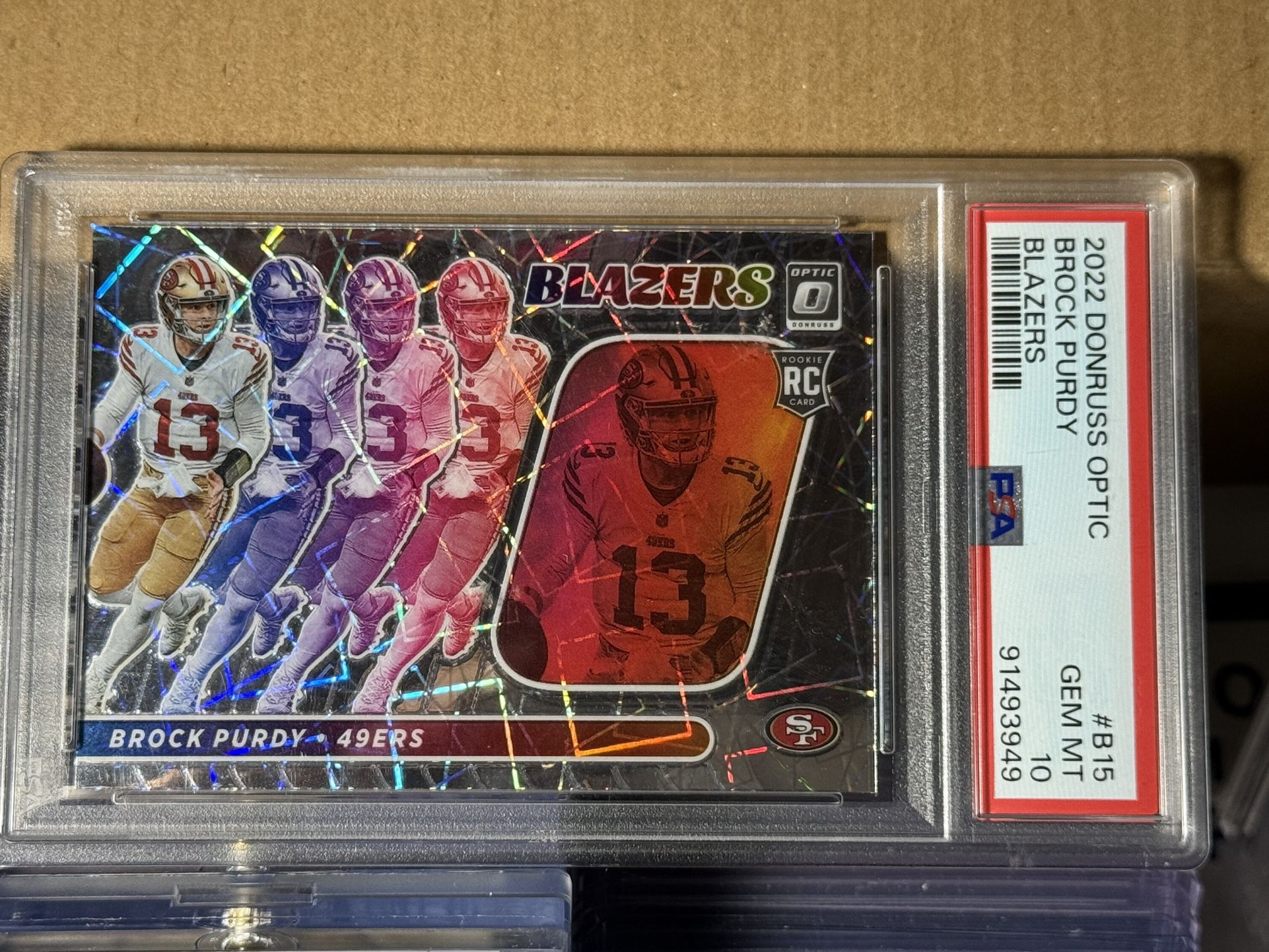 Rookie Brock Purdy Blazers PSA 10