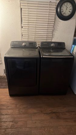 Samsung washer and electric dryer set good working condition👍todo jala bien