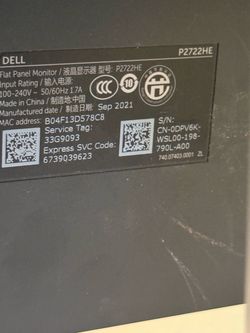 24” Dell Monitor