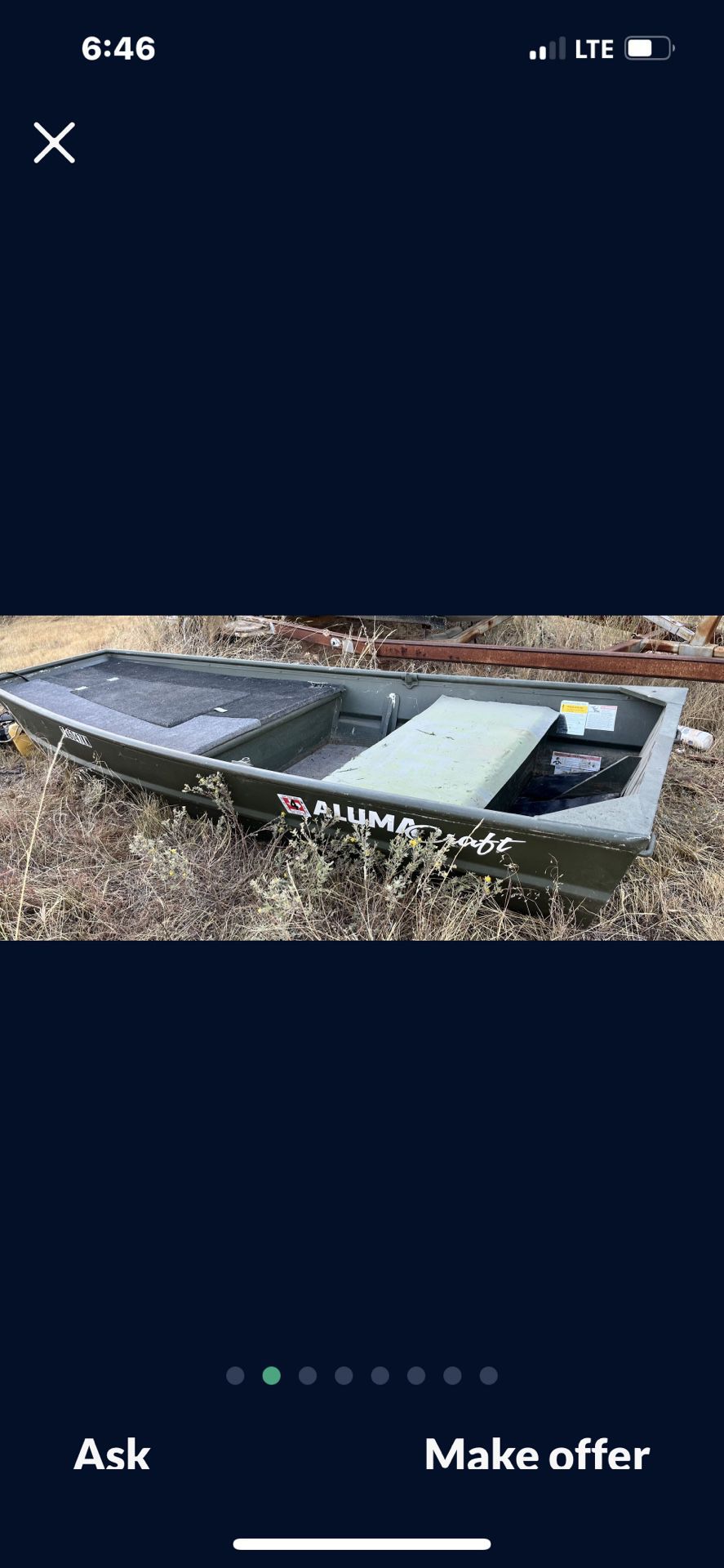 2019 Alumacraft 1036 Jon Boat