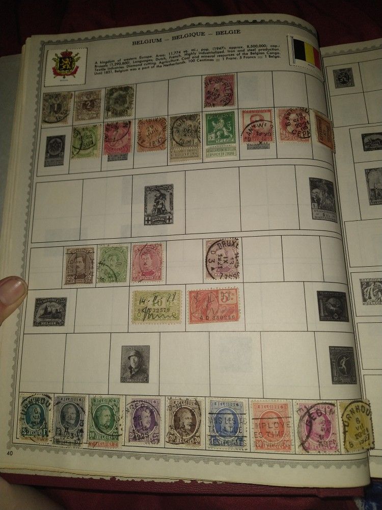 Don't Know Much About Collecting Stamps But I'd Part With The Collectors Books I Have And The Box Of Ones From Many Locations In The World