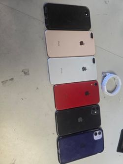 Iphone 8 128 gb factory unlocked $75. Iphone 8 plus 64 gb factory unlocked $90. Iphone xr tmobile  /metropcs 64 gb $110. Iphone 11 tmobile / metropcs 