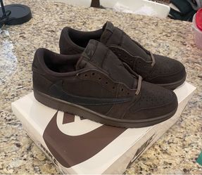 Travis Scott Jordan 1 Velvet Brown size 11