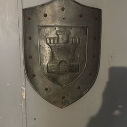 Knights Shield Metal Vintage