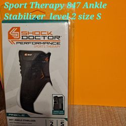 Shock Doctor Performance Sports Therapy 847 Ankle Stabilizer Level 2 Moderate Size Small-$13.0]