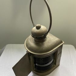 Vintage Port & Starboard Brass Marine Lantern