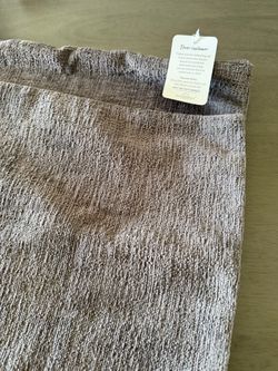 Set of Two Gray Chenille Throw Pillow Covers
