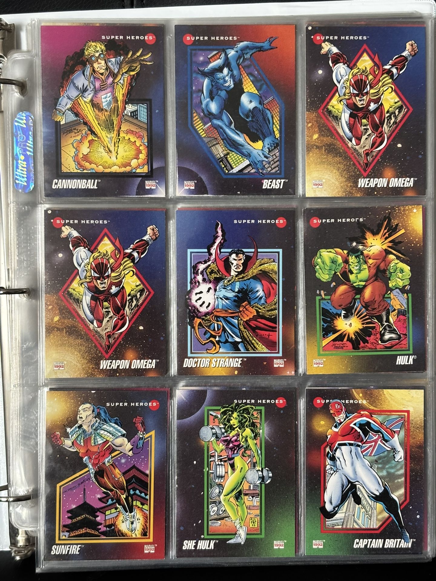 1990 and 1992 Impel Marvel Universe Cards