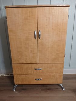 Wooden cabinet with doors