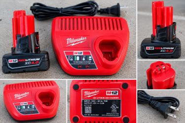 NEW Milwaukee M12 XC 4.0 Battery + Charger – Never Used