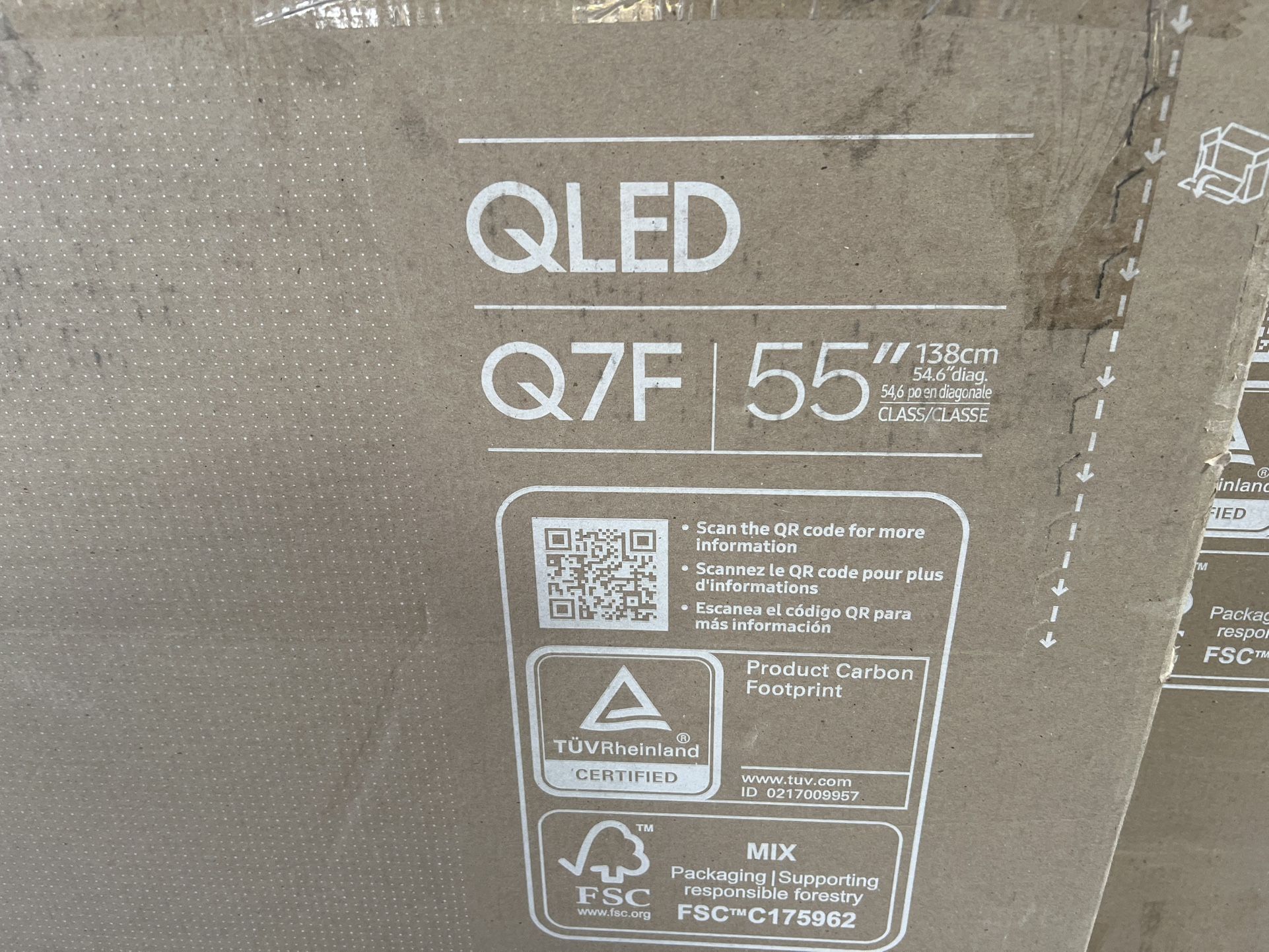 SAMSUNG 56” Q7F SMART TV QLED 4K HDR VISION AI FANTASTIC PICTURE QUALITY GUARANTEED IN BOX ✅💯📺💯🆒