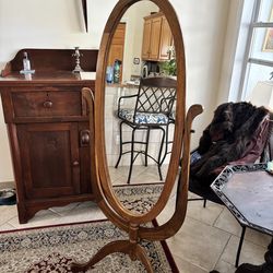 Vintage Amish American Mirror