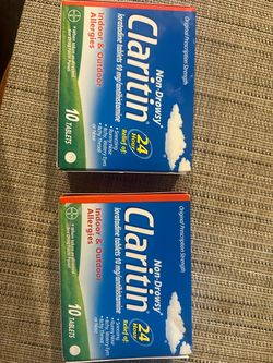 Claritin Non-Drowsy 24-Hour Allergy Tablets – 2 Boxes