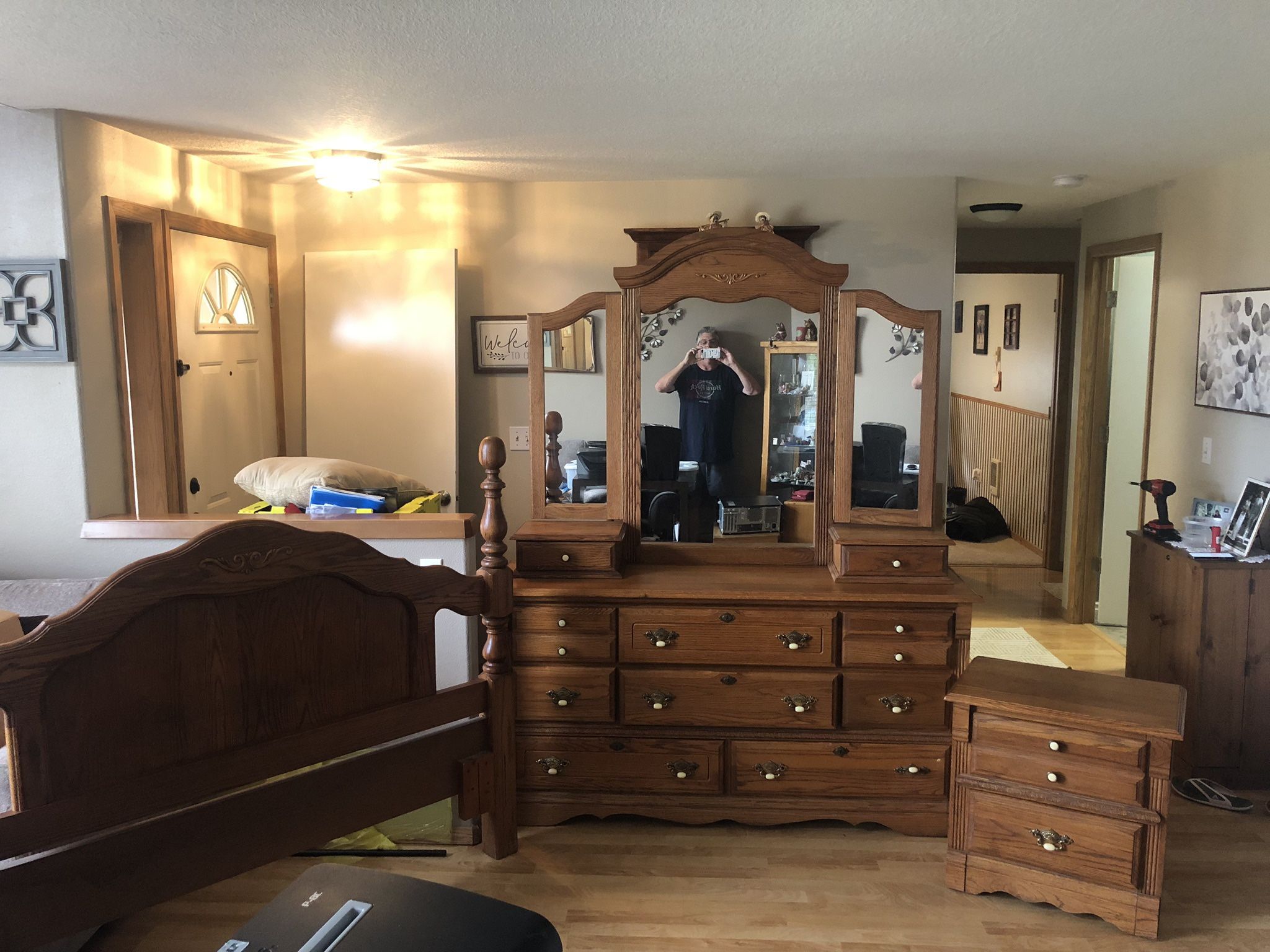 Solid Oak Bedroom Set