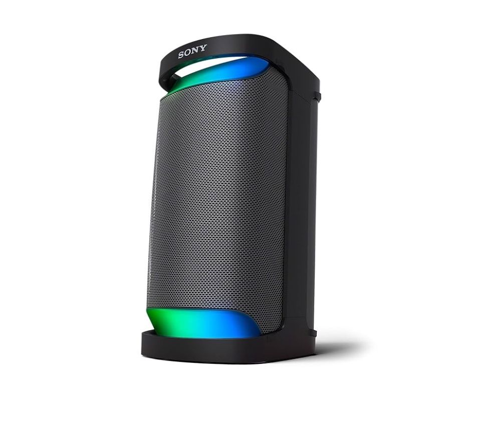 Sony SRS-XP500 X-Series Wireless Portable-BLUETOOTH-Karaoke Party-Speaker IPX4 Splash-resistant with 20 Hour-Battery,Black