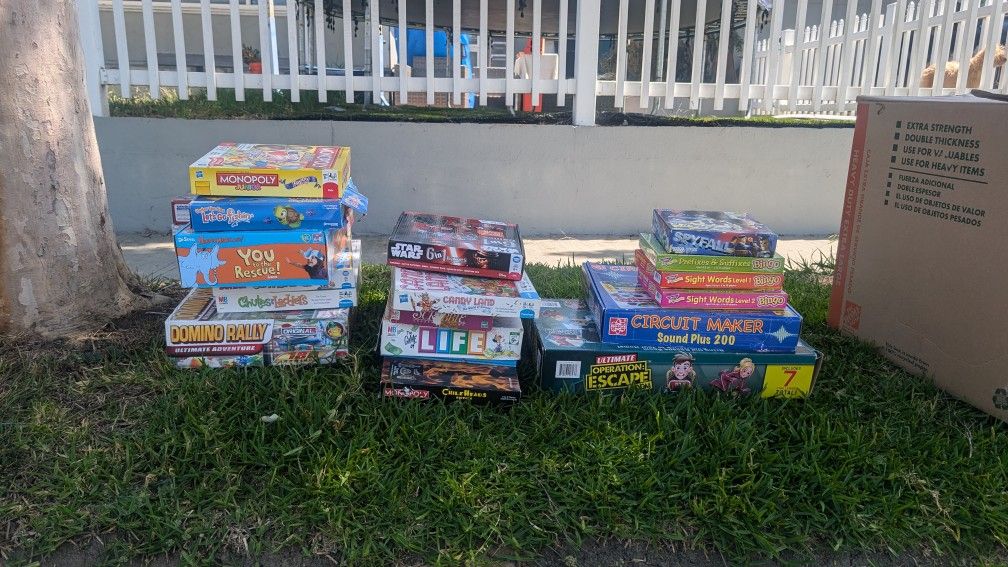 Free Stuff Animals, Books, Board Games