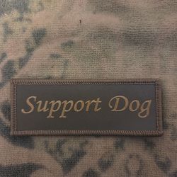 Support Dog Velcro Patch