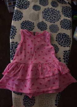 Pink heart dress