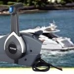 Mophorn Boat Engine Side Mount Remote Control Box (contact info removed) Boat Throttle Control fit for BRP Johnson Evinrude Outboard Motor