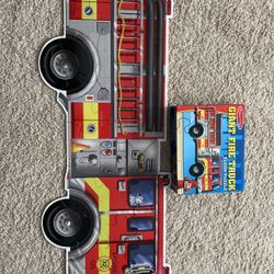 Melissa & Doug Giant Fire Truck Floor Puzzle