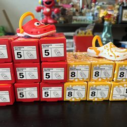 Happy meal crocs And mario kart Toys 