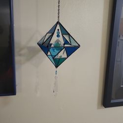 hanging crystal art