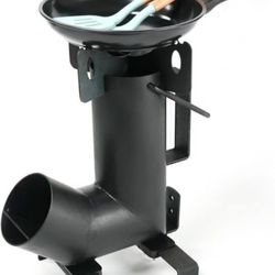 Wood Burning Rocket Stove, Camping Rocket Stove for Outdoor